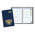 Two Year Monthly Desk Planner w/ Leatherette Cover